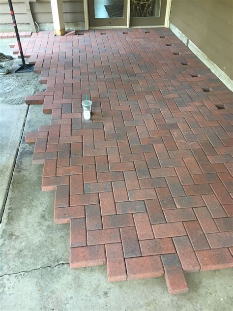 x 32 in. . Thin brick pavers for patio